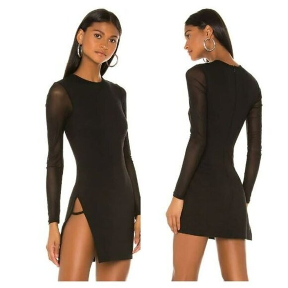 Superdown Nia Bodycon Dress - Black